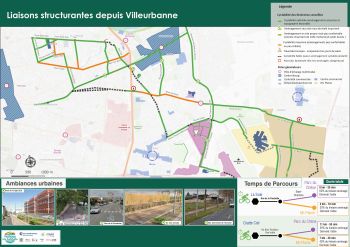 Page 2 : liaisons structurantes depuis Villeurbanne